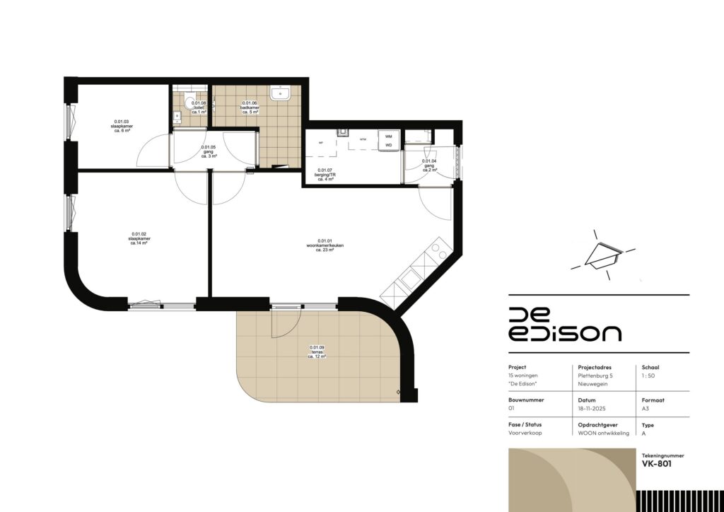 Nieuwegein – Type A | 3-kamer appartement 1 – Foto 6