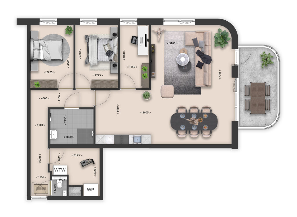 Nieuwegein – Type D | 4-kamer appartement 9 – Foto 3