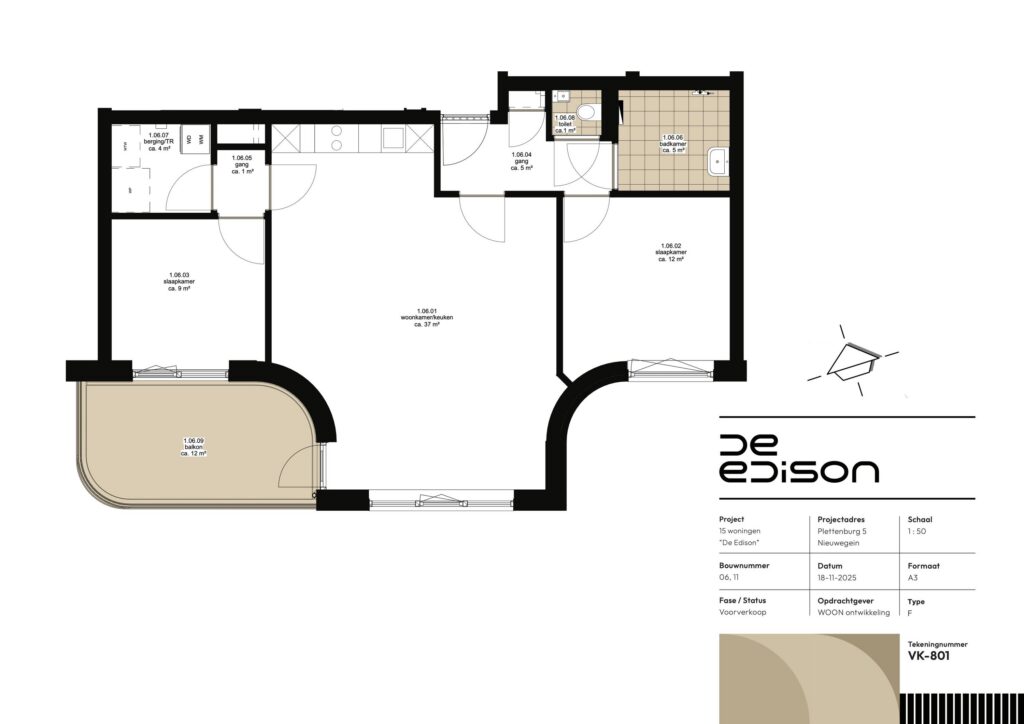 Nieuwegein – Type F | 3-kamer appartement 6 – Foto 4