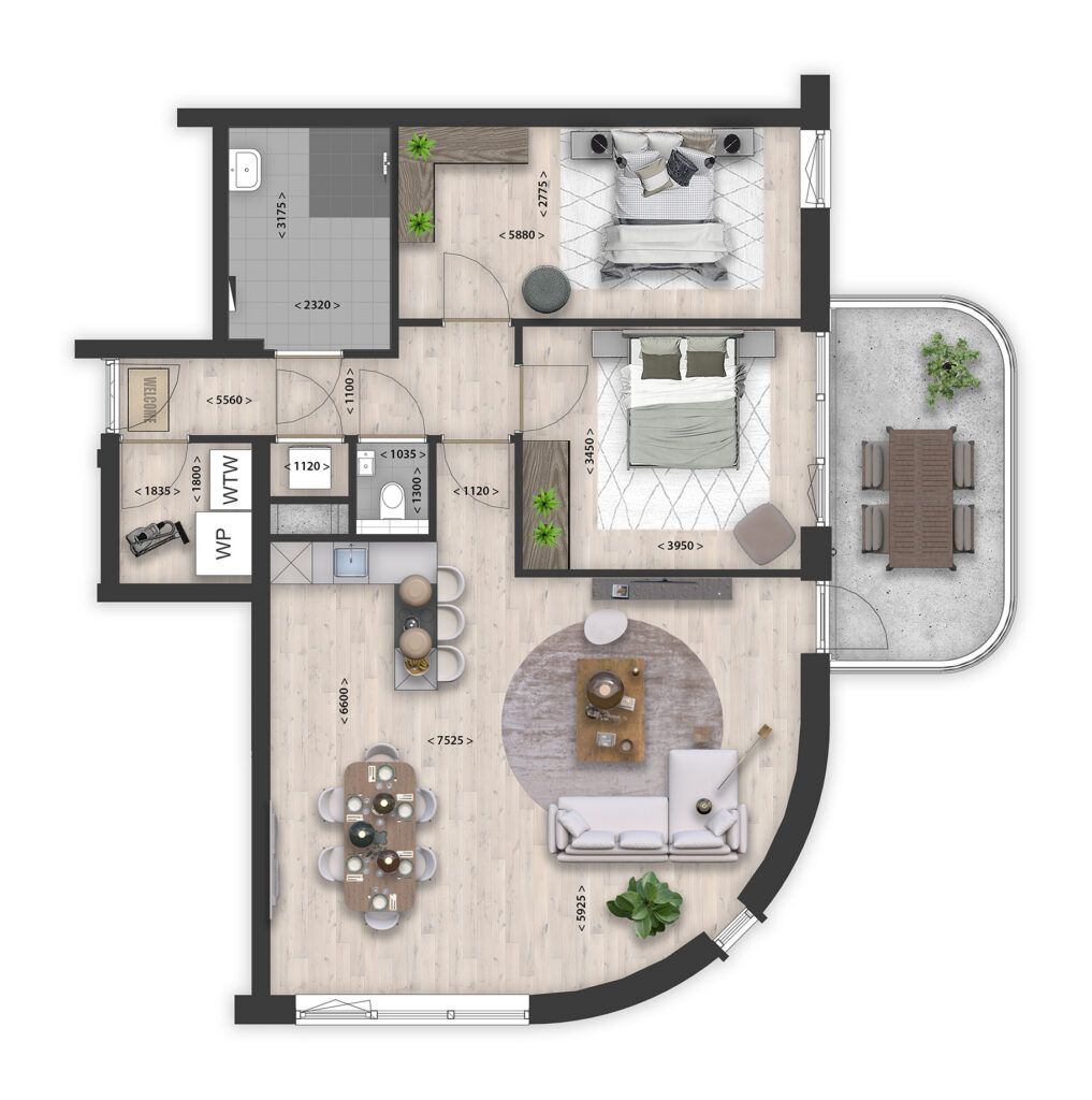 Nieuwegein – Type G | 3-kamer appartement 12 – Foto 3