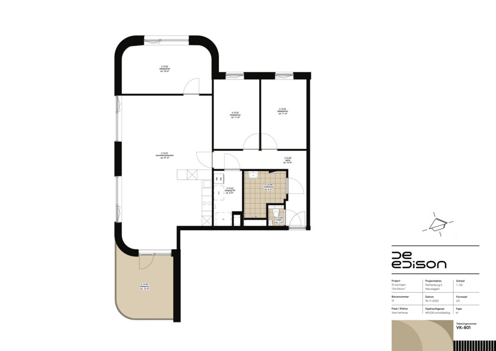Nieuwegein – Type H | 4-kamer appartement 13 – Foto 4
