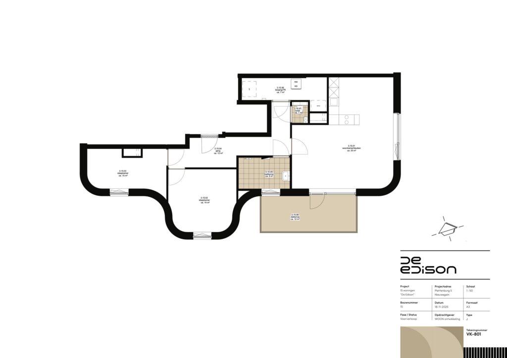 Nieuwegein – Type J | 3-kamer appartement 15 – Foto 4