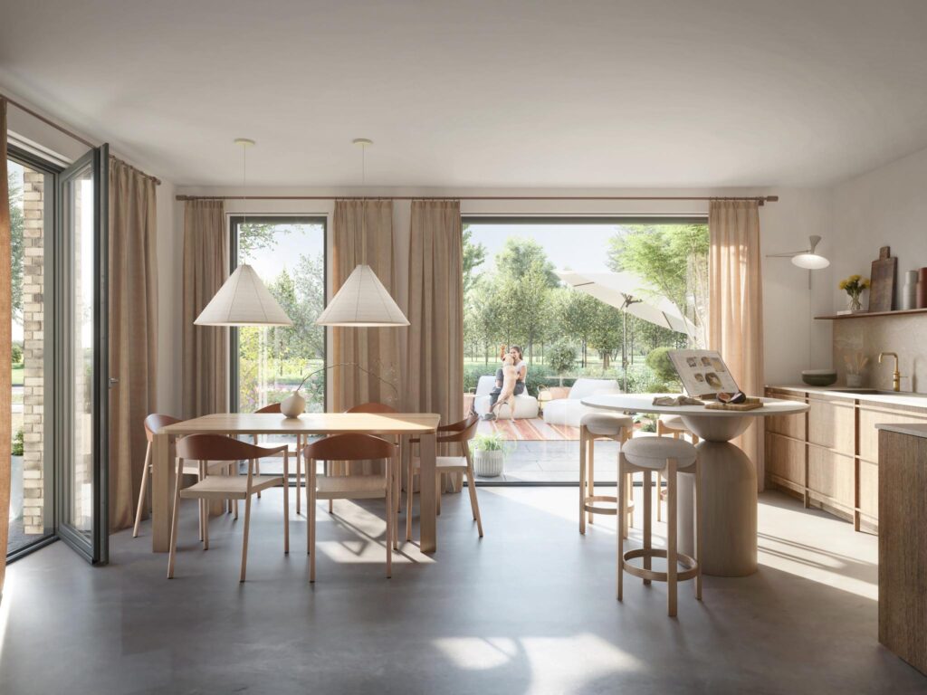 Twee-onder-een-kapwoningen – Foto