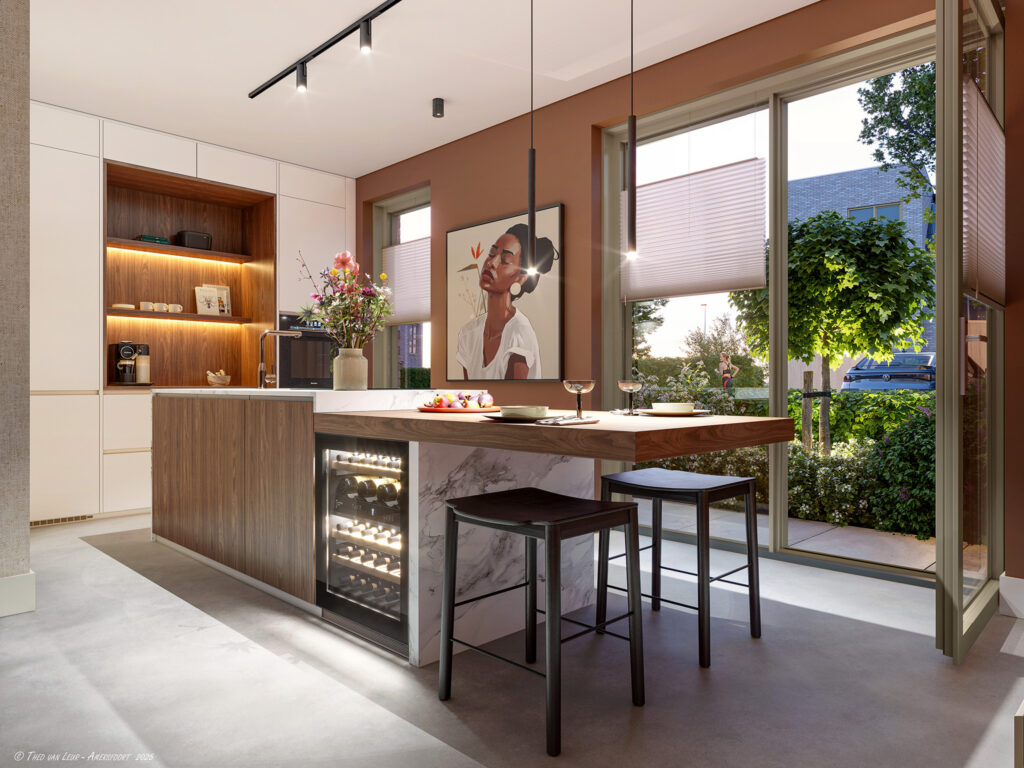 2 onder 1 kapwoning – Foto