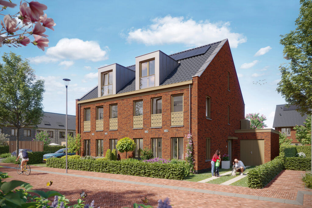 Twee-onder-één-kapwoningen – Foto