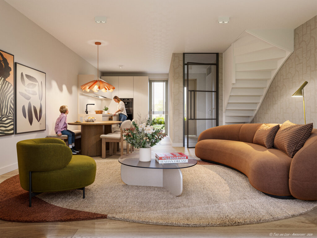 Tussenwoning met gemeentelijke toewijzing – Foto